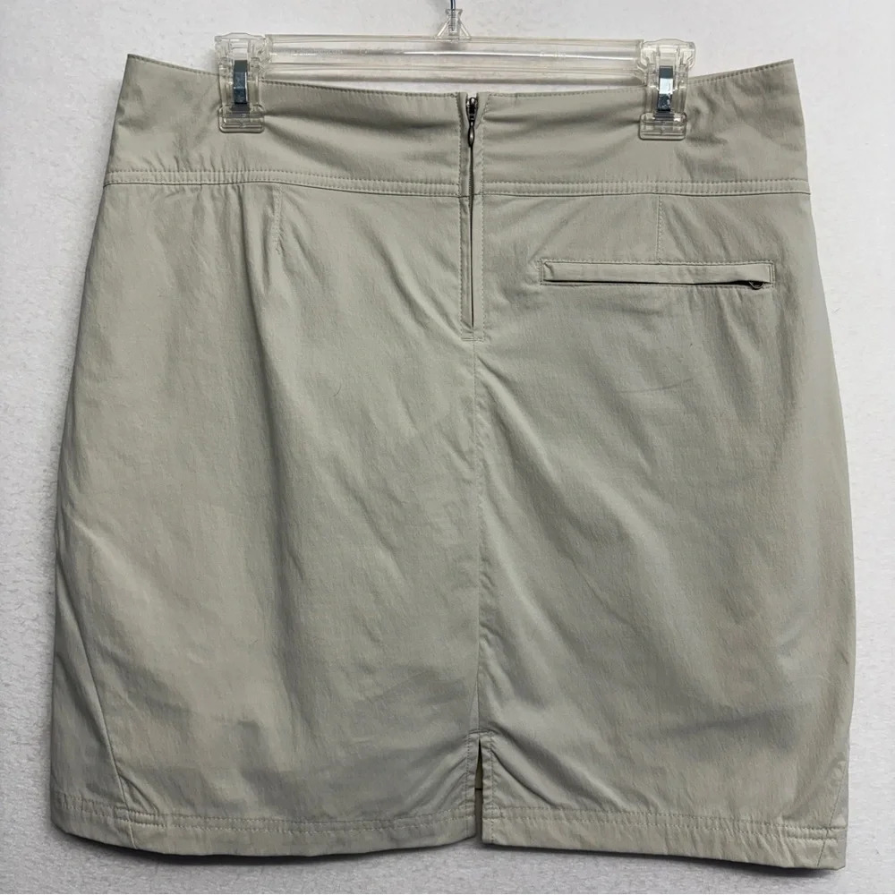 Royal Robbins Nylon Spandex Skort‎ Skirt Shorts 10 Cream - Picture 2 of 7